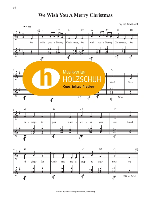 We Wish You A Merry Christmas